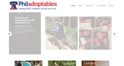 Desktop Screenshot of philadoptables.org